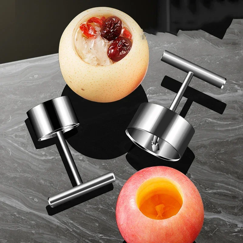 Pelle à noyau de fruits en acier inoxydable