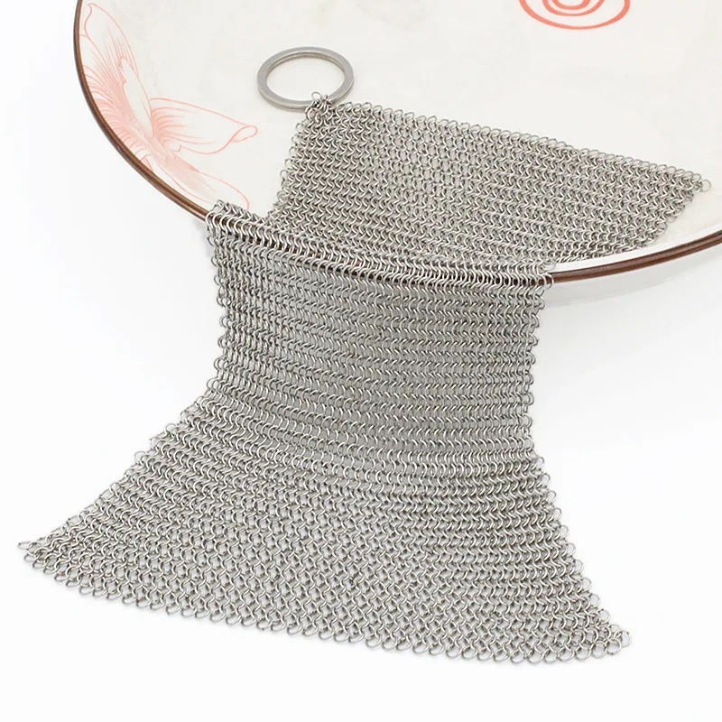 Brosse de nettoyage en acier inoxydable pour casseroles