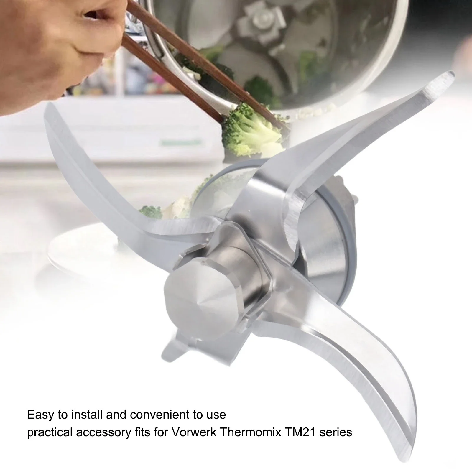 Vorwerk-Lame de mélangeur en acier inoxydable Thermomix TM21
