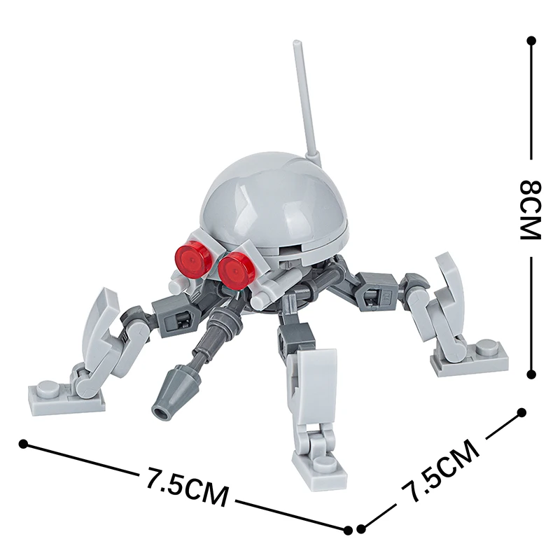 MOOGHTS-Série de robots Space VANpour enfants et adultes, jouet de bricolage, briques MOC, diorama, ensembles de nuits de construction, cadeau de décoration Montessori
