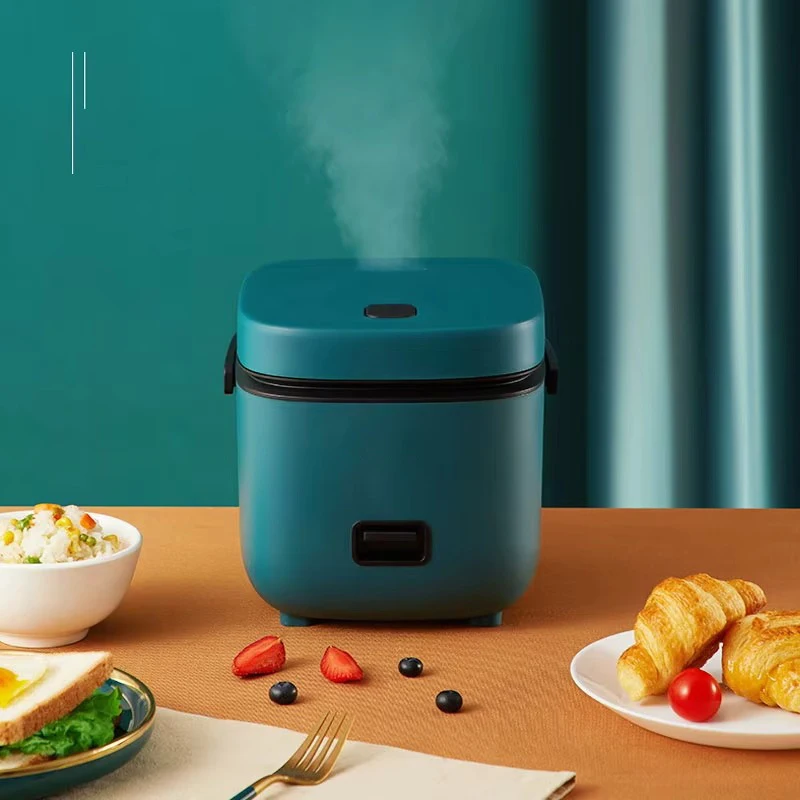 Mini cuiseur à riz automatique cuisine domestique machine de cuisson électrique 1-2 personnes chauffe-plats vapeur 1.2L