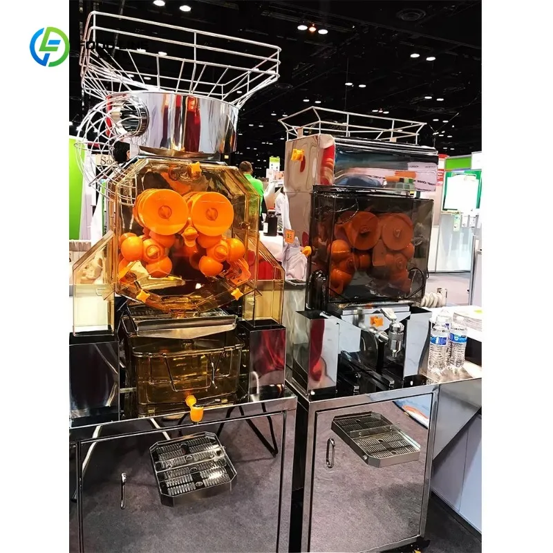 Machine automatique de fabrication de jus d'orange avec robinet : extracteur d'agrumes commercial efficace pour la fraîcheur