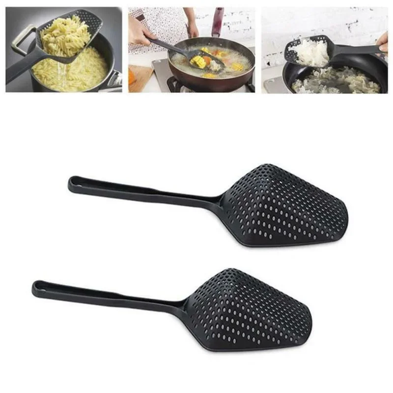 Pelles de cuisine créatives, passoire alimentaire, Gadgets de vidange, grande passoire, filtre à soupe, accessoires de cuisine ménagers
