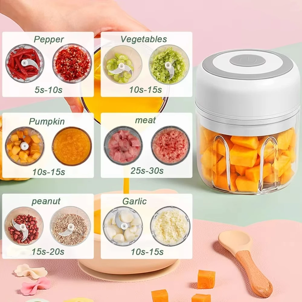 Hachoir à ail électrique 250ML
