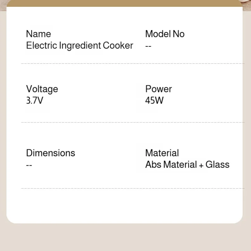 Hachoir Électrique Sans Fil pour Ail et Viande - Mini