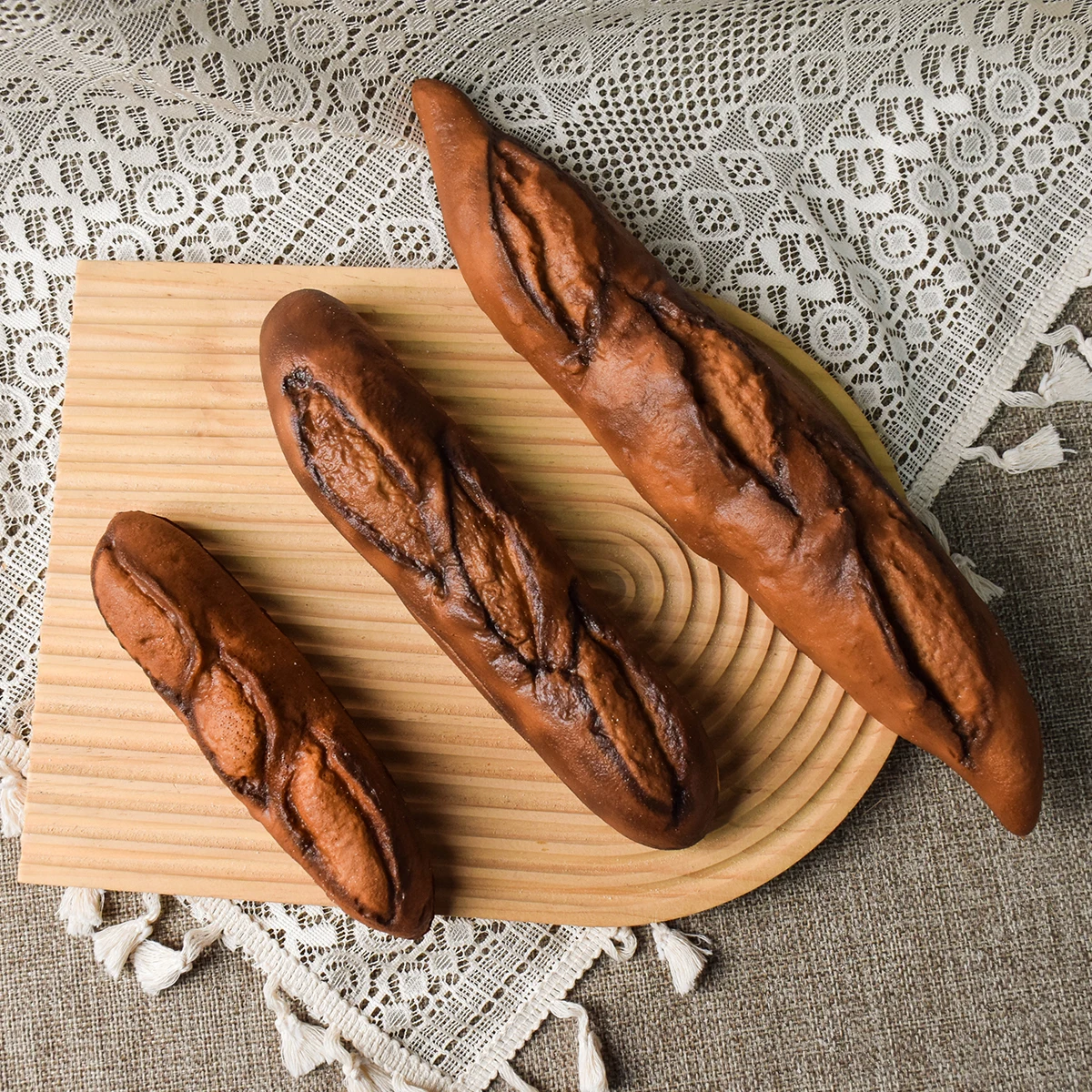 1 pièce Modèle alimentaire réaliste de pain de mie