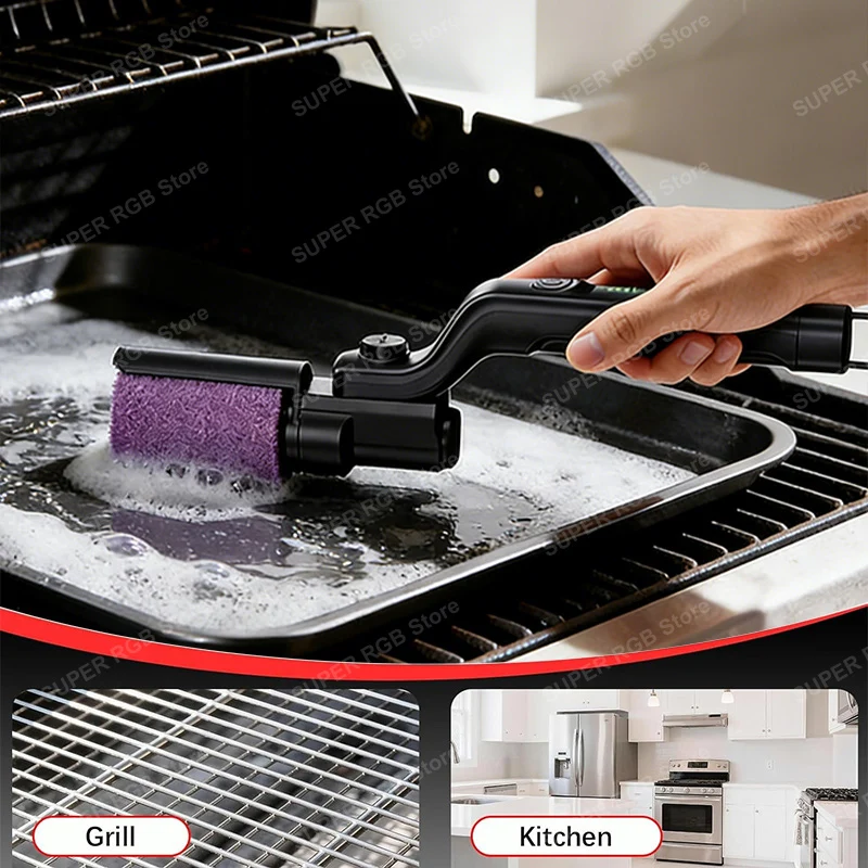 Brosse de nettoyage de gril électrique