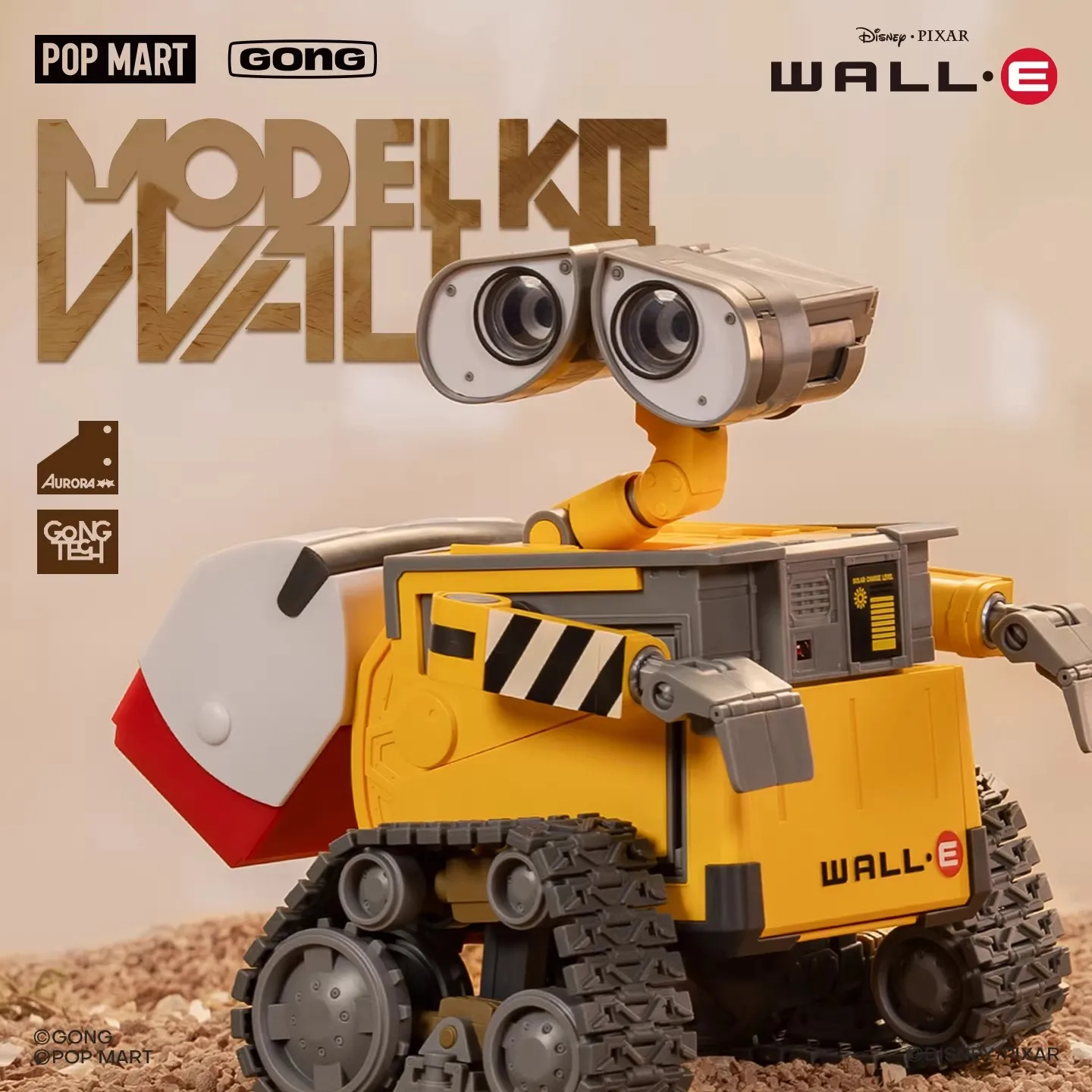 GONG Movie WALL-E Robot Mobilization Waste Allocation Load Lifter Earth Class Figures Assembled Model Kit Toys Collection Gifts