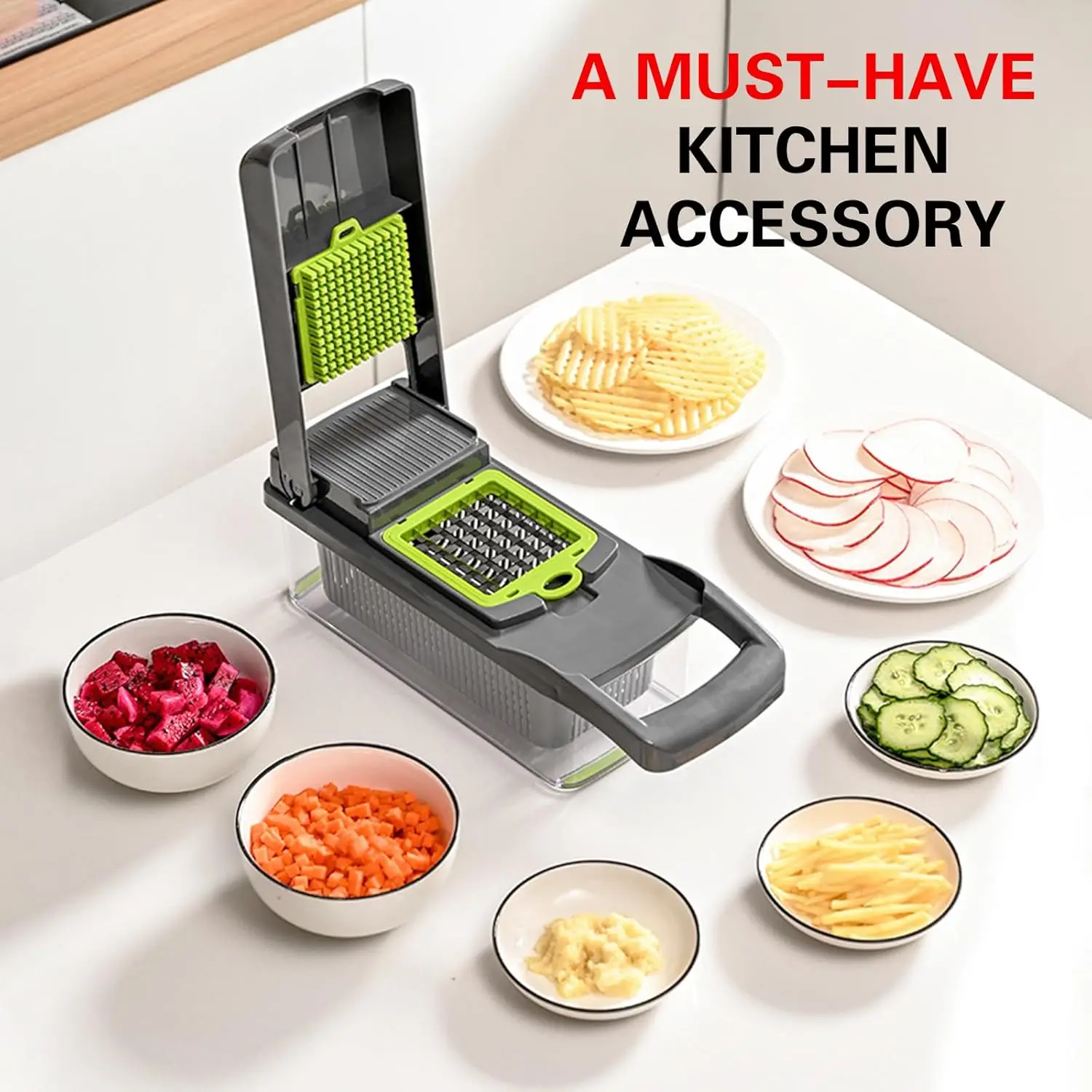 Trancheuse professionnelle de type hachoir de cuisine 16X1