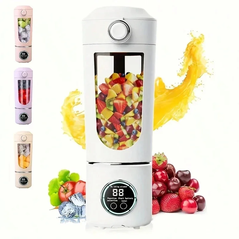 Nouveau mélangeur de jus Portable pour Shakes Smoothies 700ML plusieurs couleurs 12 lames mélange rapide 2 en 1