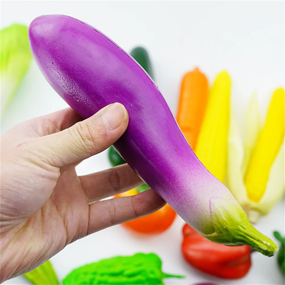 Simulation artificielle de légumes alimentaires, modèle de faux poivre, carotte, maïs, fruits, accessoires de photographie pour chambre, décoration murale suspendue pour la maison