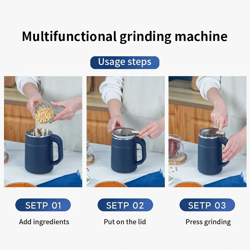 Moulin à café électrique, robot culinaire, moulin à grains d'épices, aliments pour bébés, mélangeur de grains de café, mélangeur 300W pour la maison et la cuisine