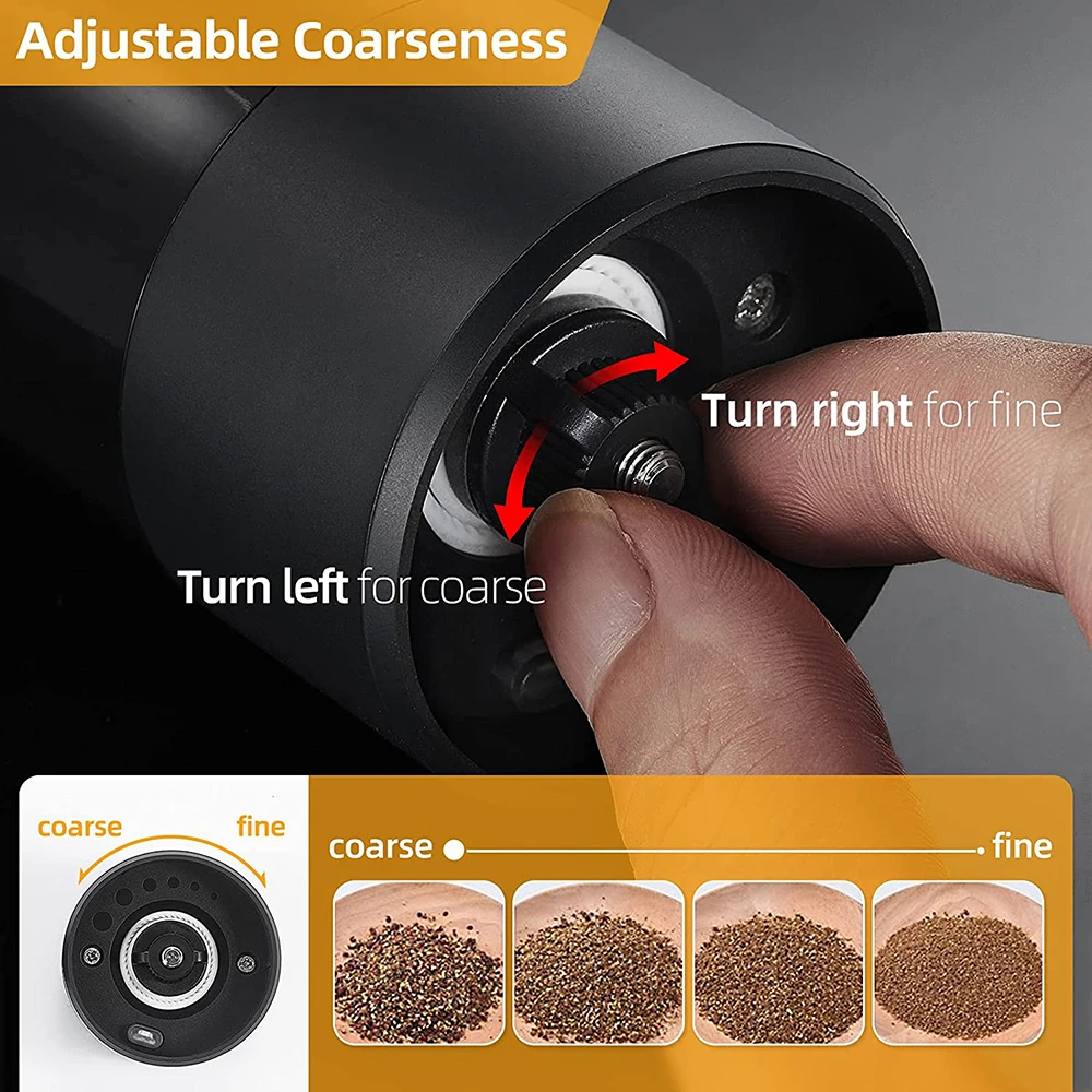 Moulin Électrique USB Automatique Mi pour Poivre