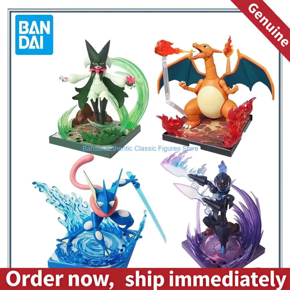 Jouets de modélisme Blokees, modèles Pokémon à assembler, Meowscarada, Ceruledge, Charizard, Greninja, kits de robots à collectionner, modèles pour enfants, cadeau