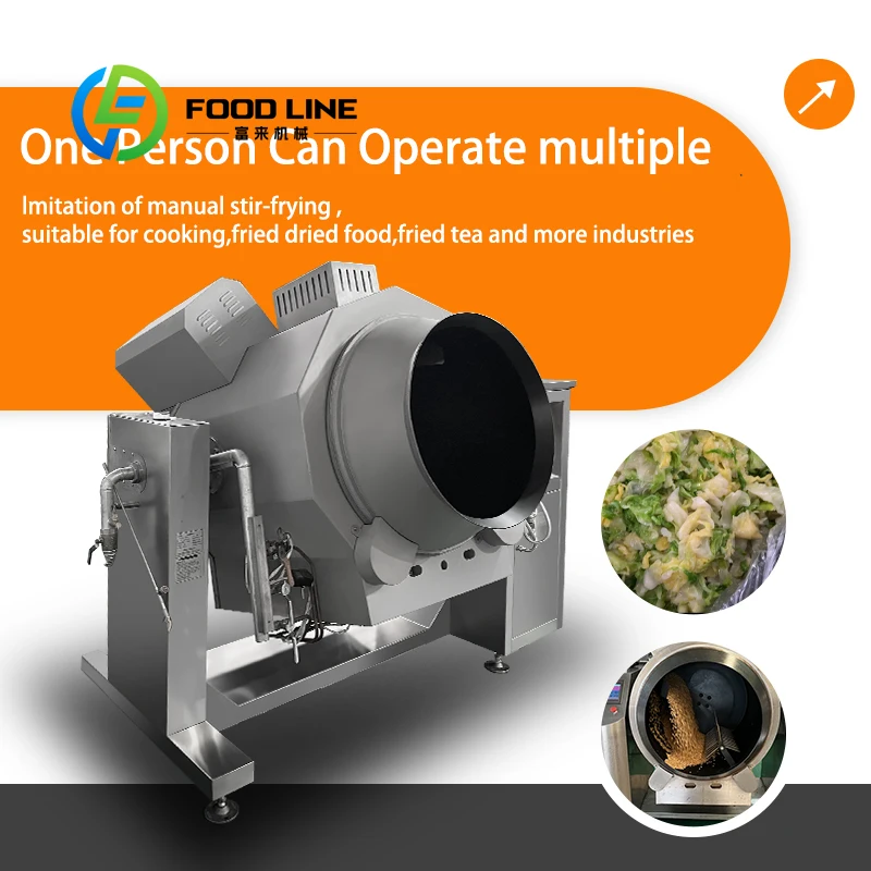Robot cuiseur à tambour automatique multifonctionnel personnalisé