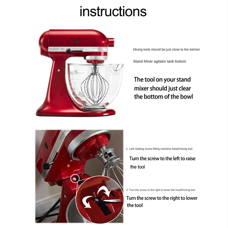 2X pour mélangeur Kitchenaid pour Kitchenaid 4