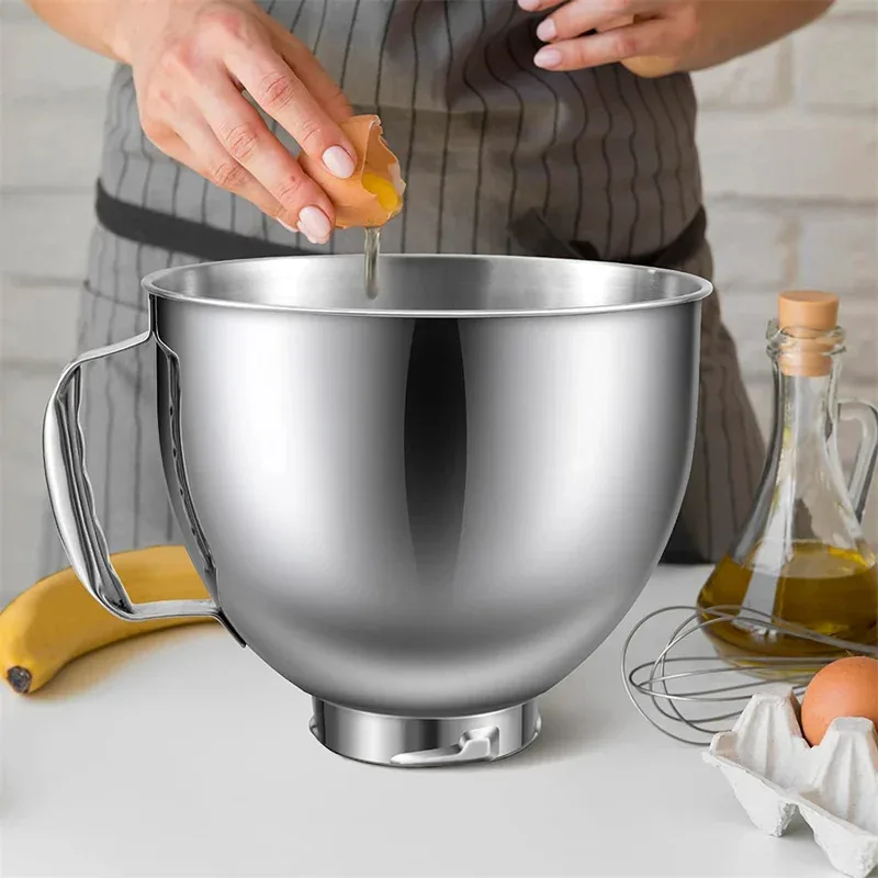 Bol mélangeur en acier inoxydable pour KitchenAid Artisan & Classic Series 4.5-5 QT