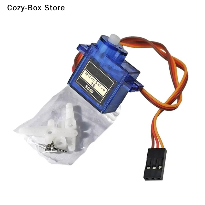 [ZY] 1/3 Pièces Bras de Robot pour Voiture RC, Projet DIY, Micro Servomoteur SG90 9G 180° ° /360 °   Servomoteur numérique 5V [ZY]