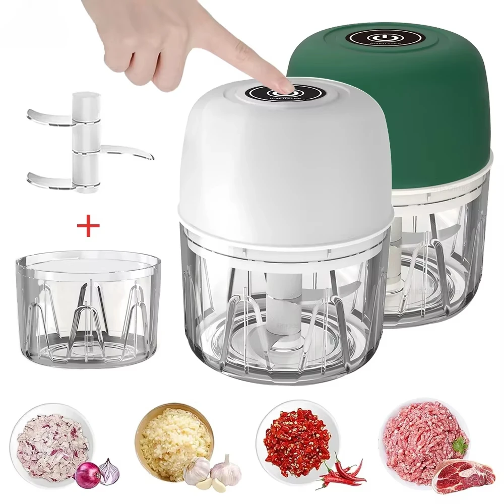 Hachoir à ail électrique sans fil 260 ml