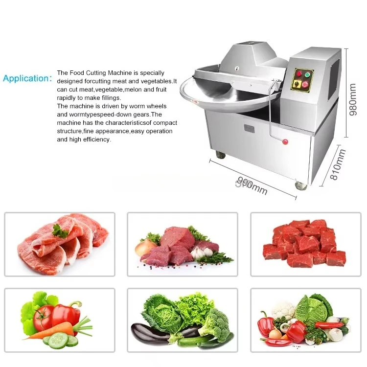 Hachoir à viande, machine de découpe et de broyage multifonctionnelle à double vitesse