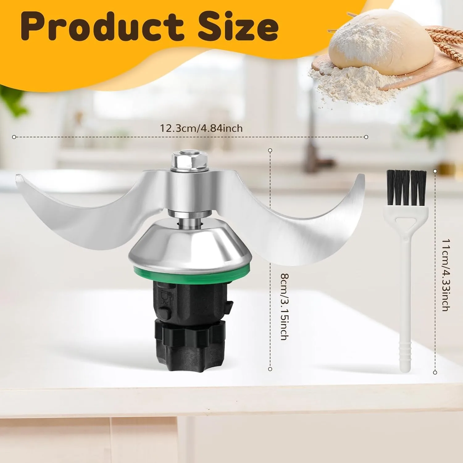 Couteau à mélanger universel pour Vorwerk Thermomix TM5 & TM6 – Lame pour pâte