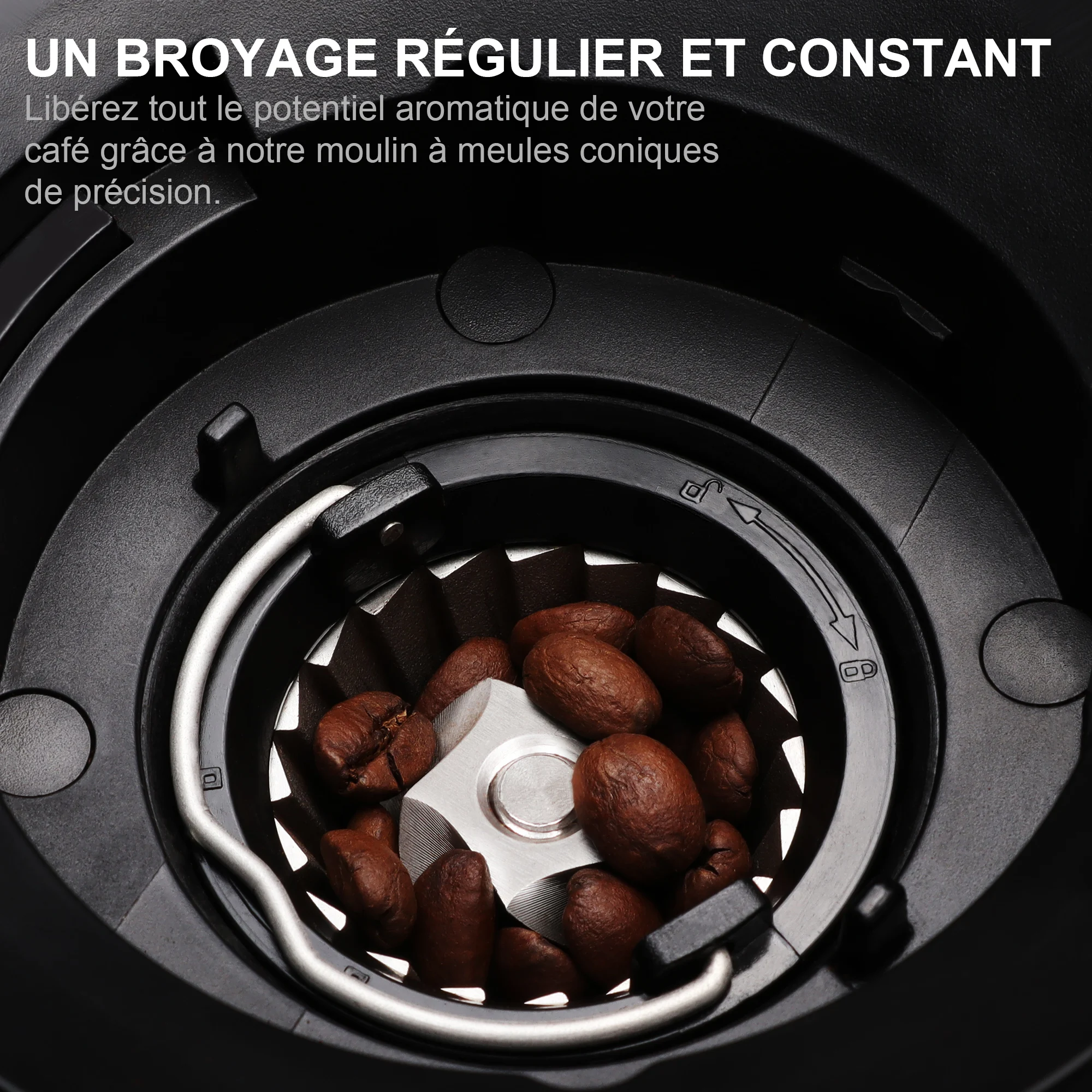 BioloMix-Moulin à café électrique automatique