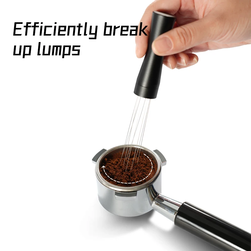 Doseur de café aiguilles en acier inoxydable expresso poudre agitateur distributeur niveleur WDT outils