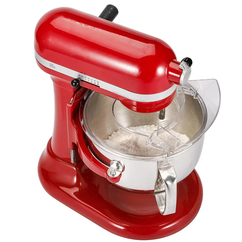 1 bouclier anti-éclaboussures pour batteurs sur socle KitchenAid 5.5 7QT à tête inclinable