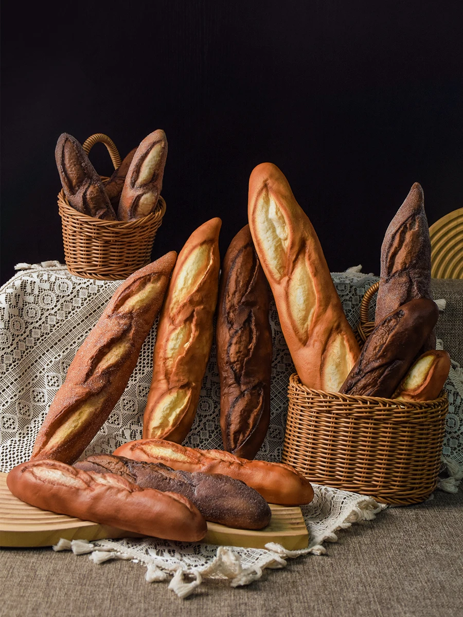 1 pièce Modèle alimentaire réaliste de pain de mie