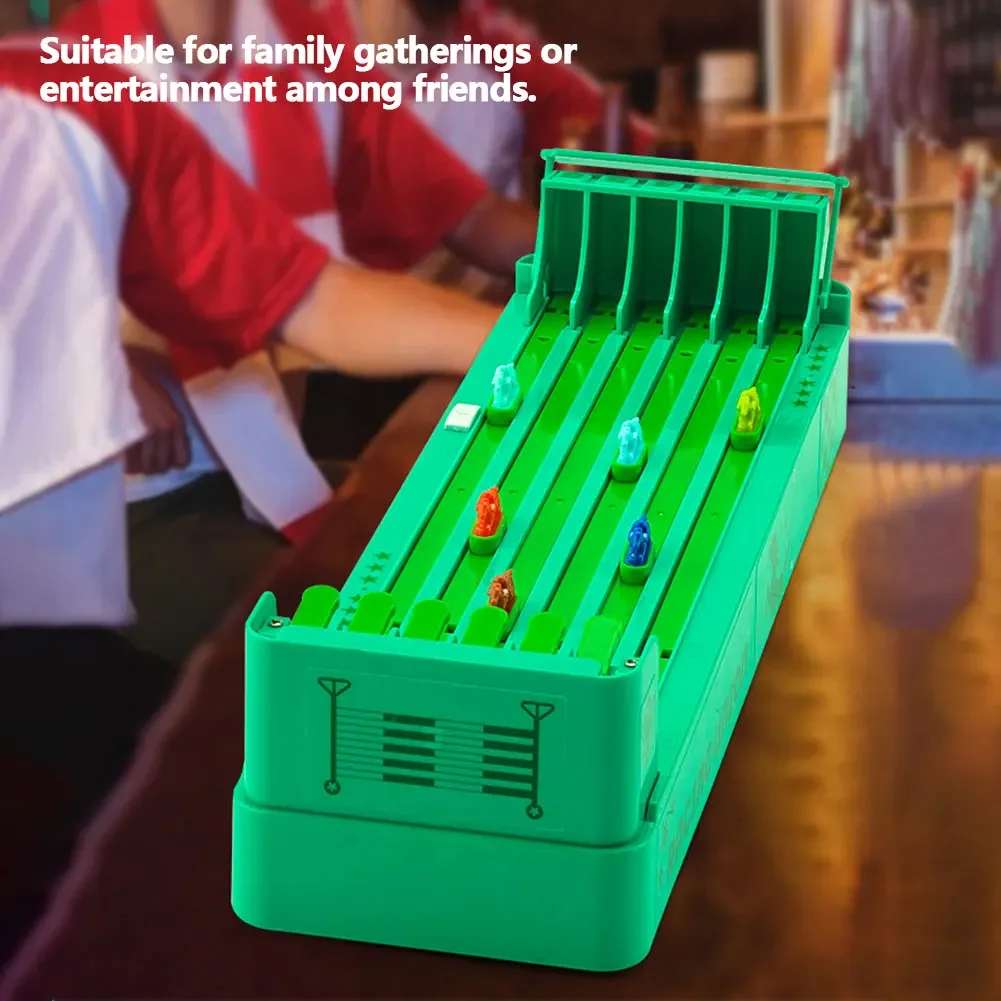 Jeu de société de course de chevaux, jeu de bureau électronique, Machine de course de chevaux alimentée par batterie, jouet interactif de fête de famille