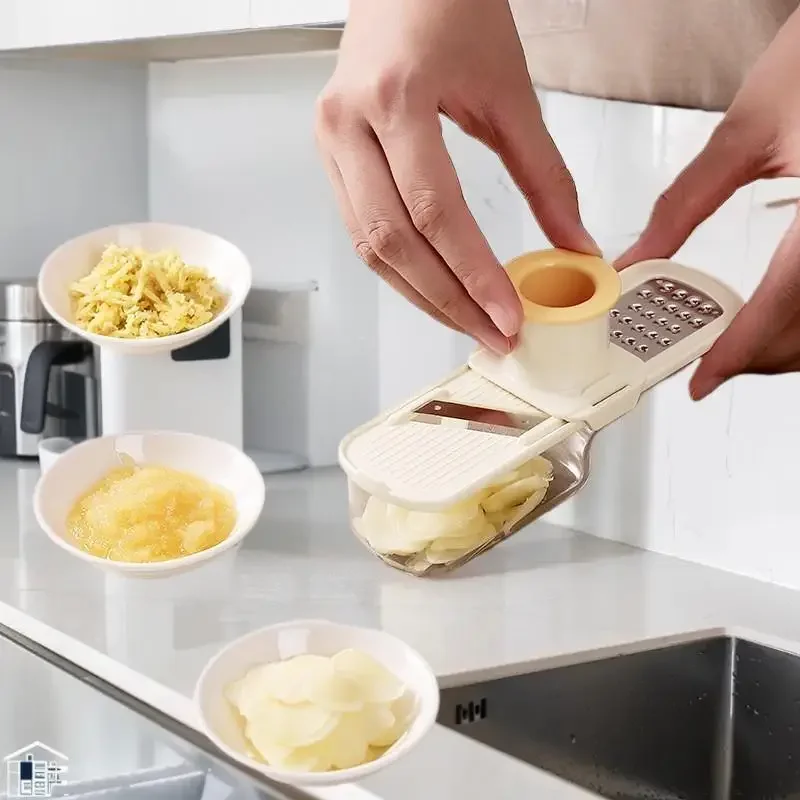 Broyeur d'ail 3 en 1, Mini hachoir à ail