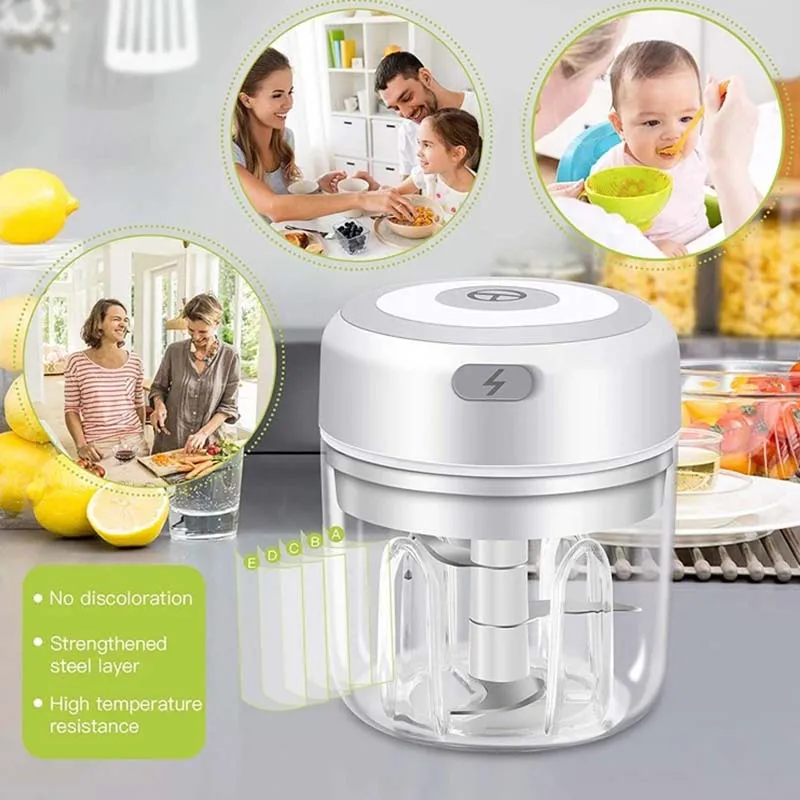 Mini hachoir à ail électrique 100/250ML