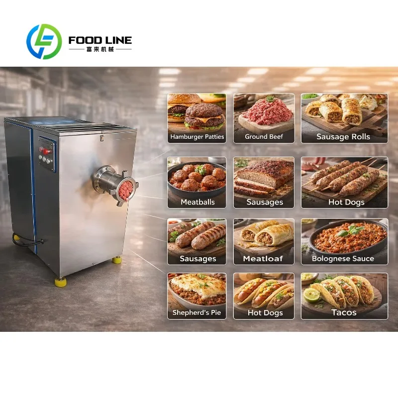 Broyeur à viande congelée commercial haute puissance personnalisé
