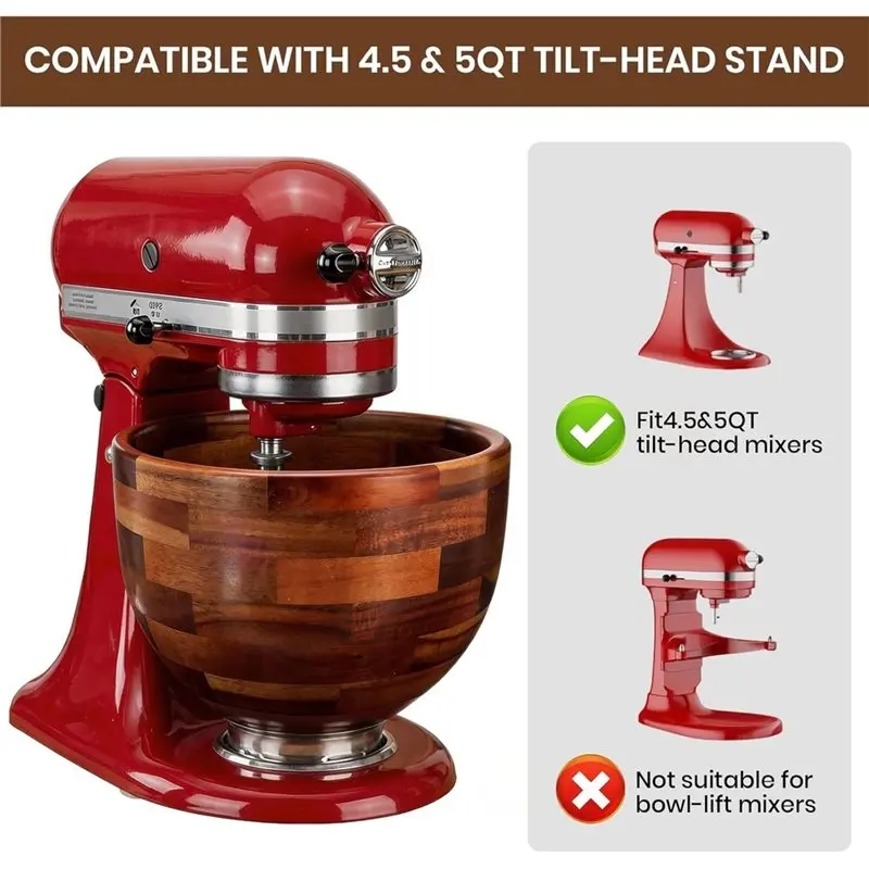 Bol pour batteur sur socle inclinable Kitchenaid 4
