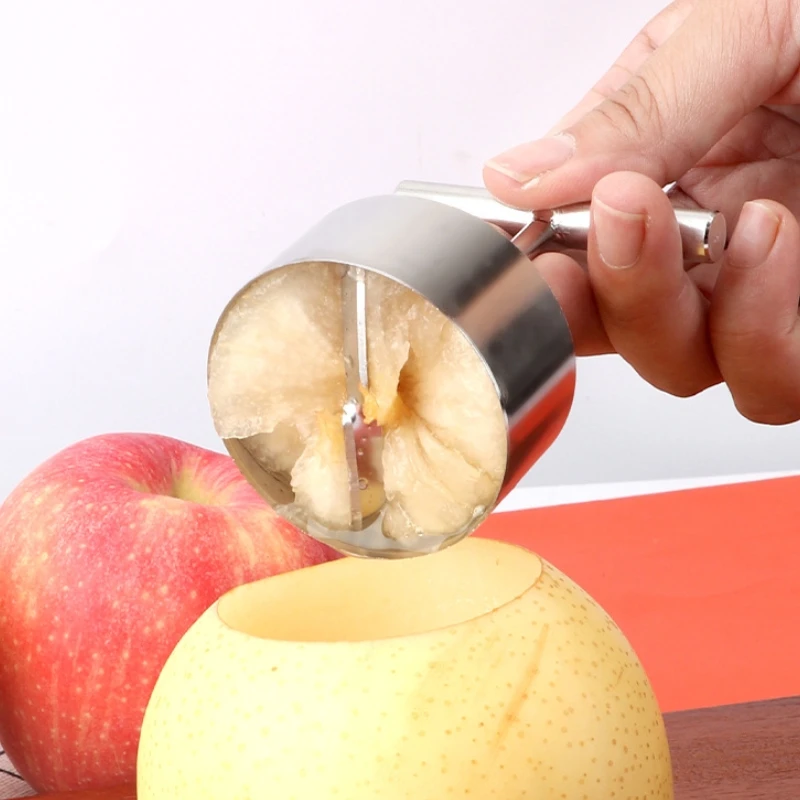 Pelle à noyau de fruits en acier inoxydable