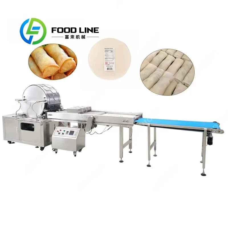 Machine automatique de fabrication de crêpes et de feuilles de crêpes