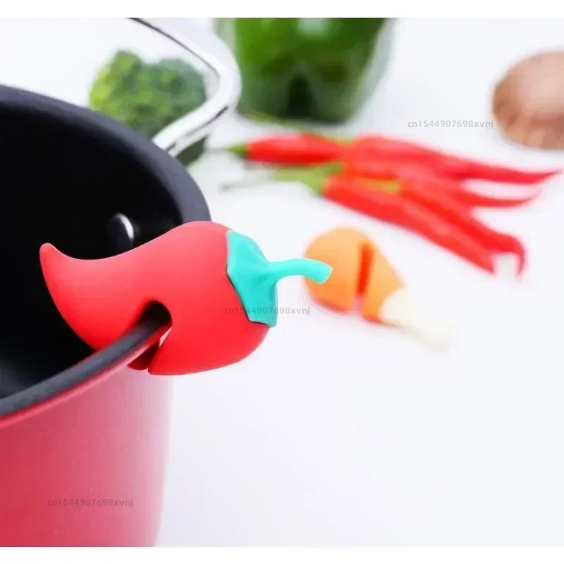 Couvercle de Pot Anti-Déversement en Silicone T1