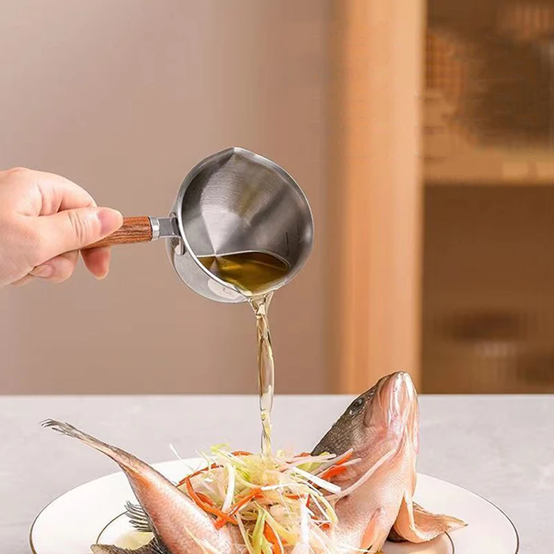 Casserole à Induction de 150/300ml, Casserole à Lait aissce, Cuisson de la Soupe, Casseroles à Huile, Chauffe-Stock, Louche, Poupée Fondante, Café