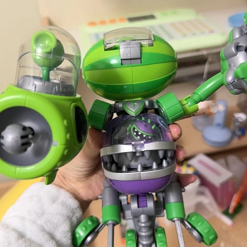 Figurines d'action Plants vs Zombies 2025, jouets robots méca 3 en 1 transformables, robot tournesol zombie combiné, déformation PVZ, cadeau