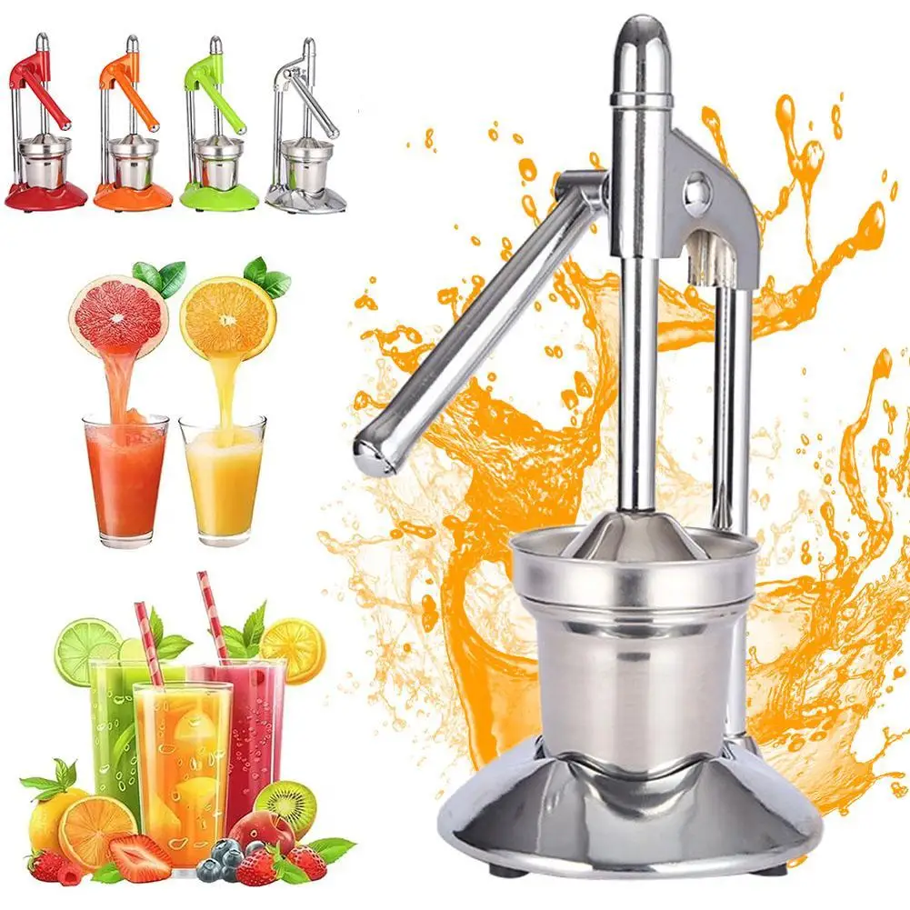 Presse-fruits manuel en acier inoxydable