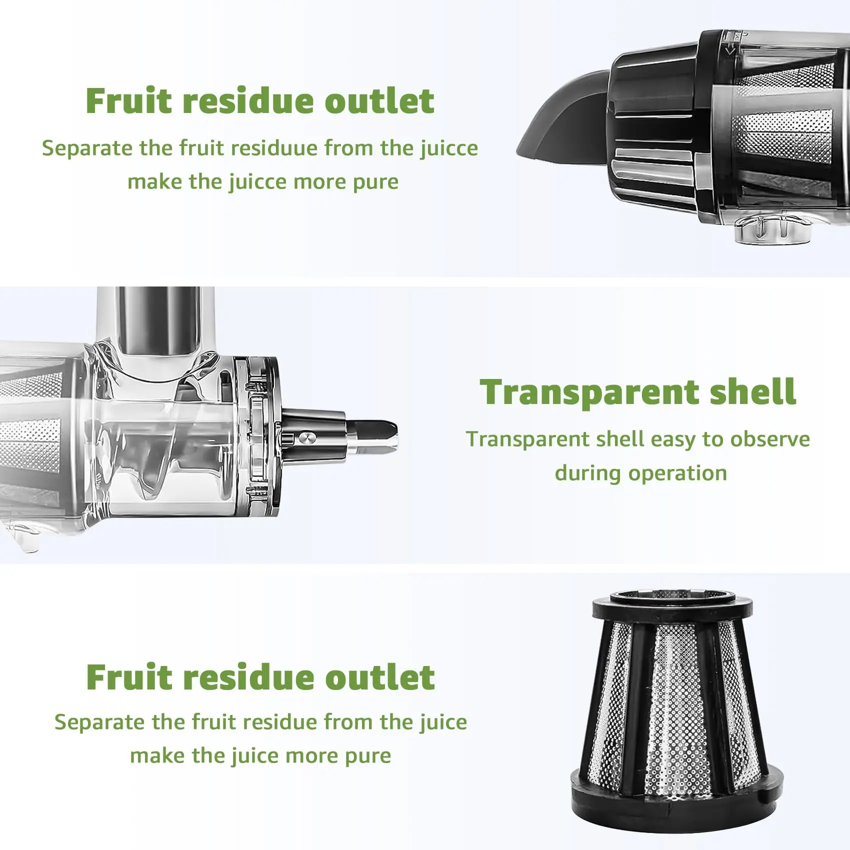 Accessoire de presse-agrumes à mastication pour mélangeurs sur socle KitchenAid tous les modèles