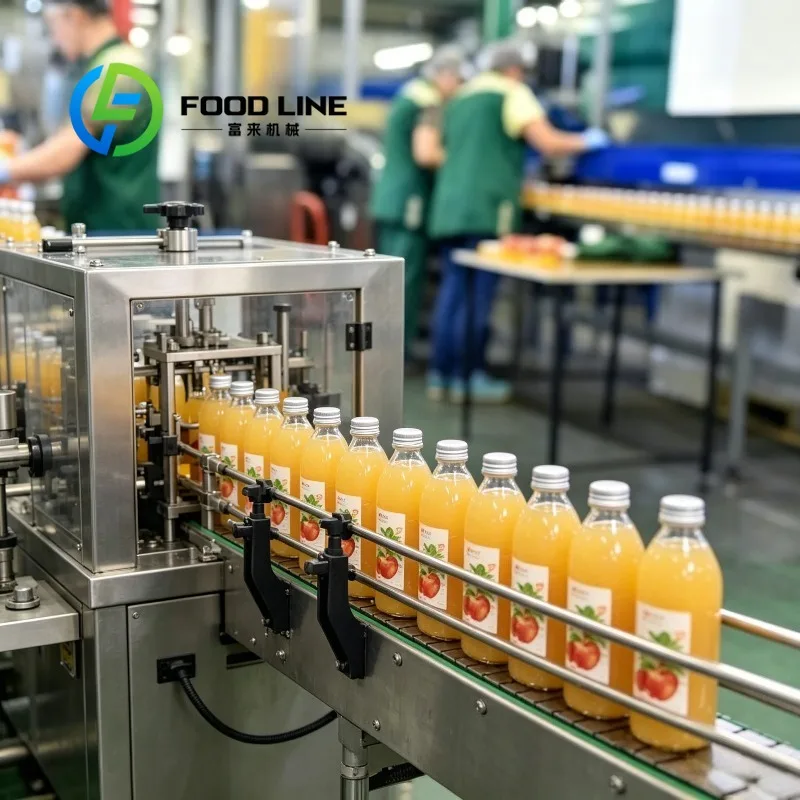 Ligne d'extraction de jus de pomme de qualité industrielle