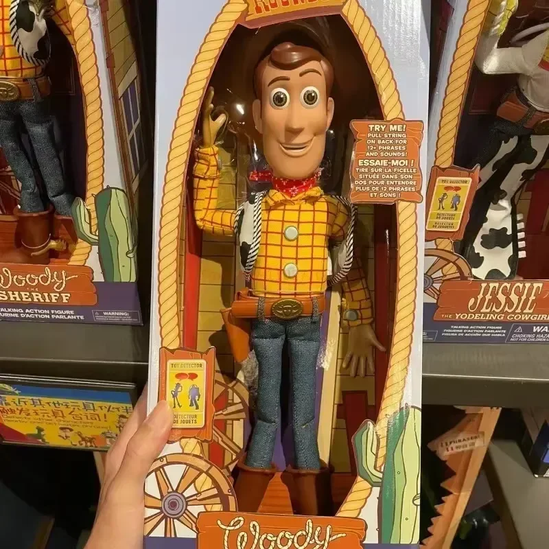 Disney Toy Story Woody Jesse film bande sonore Action Anime Figure shérif poupée Cowboy jouet pour enfant modèle cadeau enfants