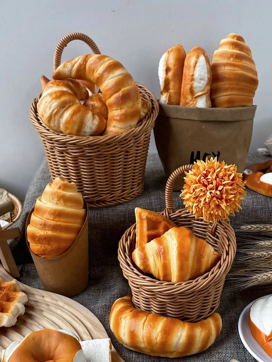 1 pièce Modèle alimentaire réaliste de pain de mie