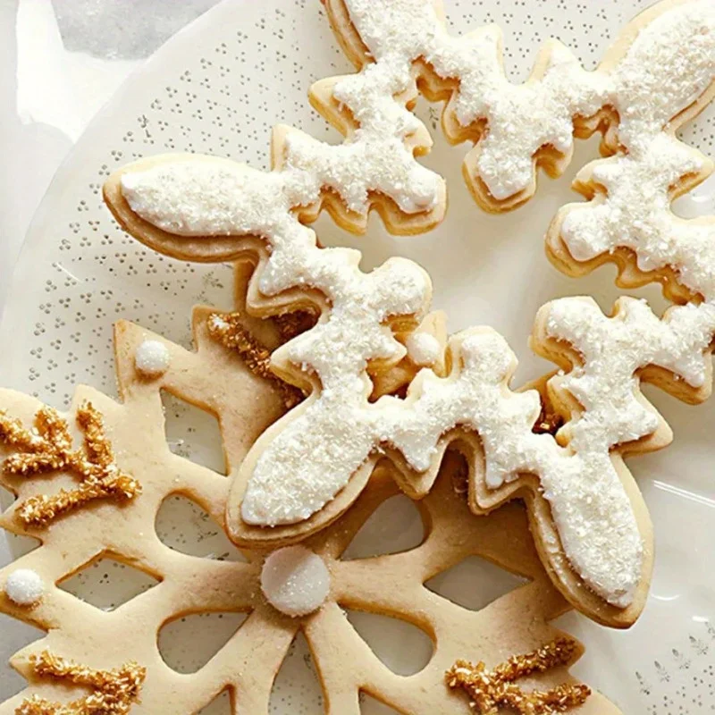 Moule à biscuits flocon de neige en acier inoxydable