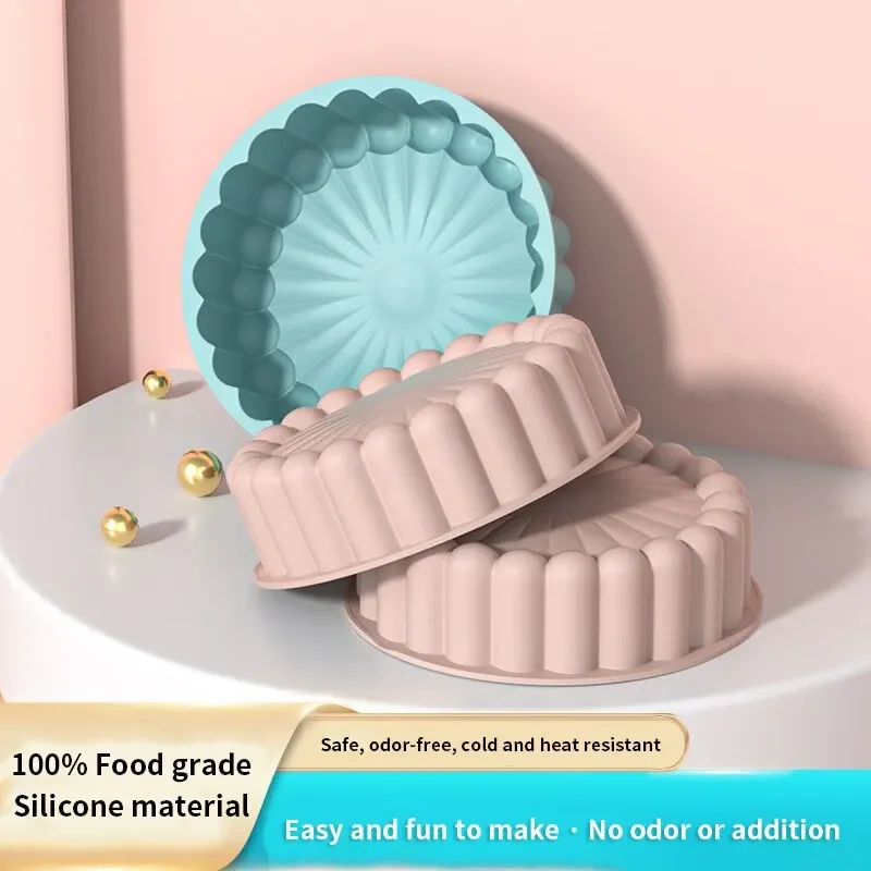 Moule à gâteau rond multifonctionnel en Silicone