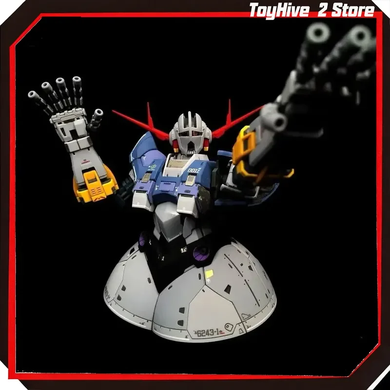 【En stock】 Kit de modèle de robot GG Model RG 1/144 MSN-02 Zeong, figurine d'action avec pièces à effets, base d'affichage, jouet cadeau, nouveau produit