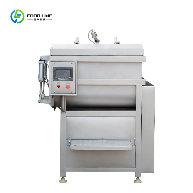 Mélangeur alimentaire multifonctionnel industriel entièrement automatique, pour viande, poisson, saucisses, boulettes, marinage, durcissement, mélange sous vide