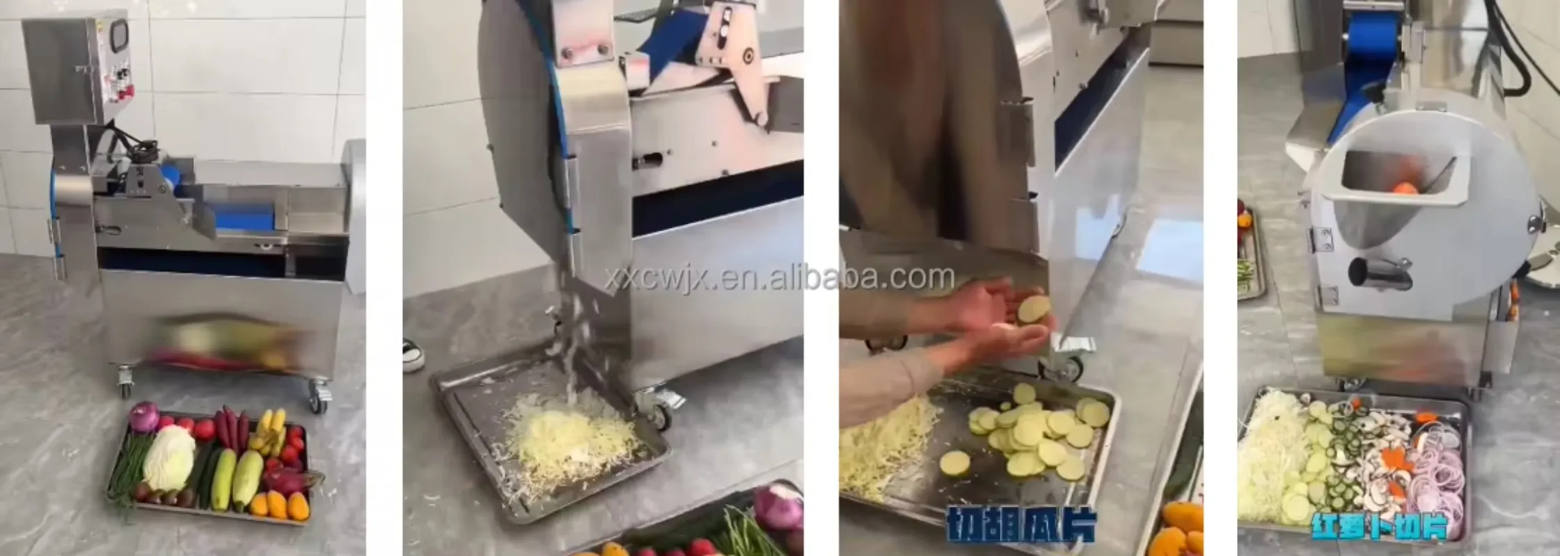 Multi fonctionnel 3 en 1 fruits nourriture légumes hachoir Dicer trancheuse
