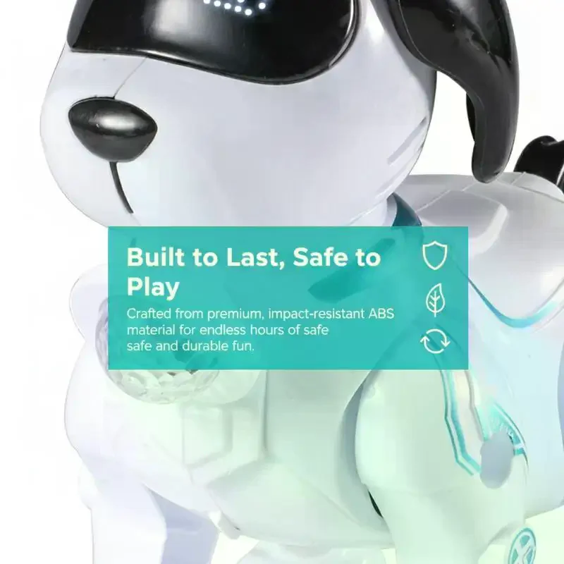 Robot chien électronique sensible au toucher, intelligent, qui marche, danse et fait des cascades, jouet pour garçons et filles, pour jouer en intérieur